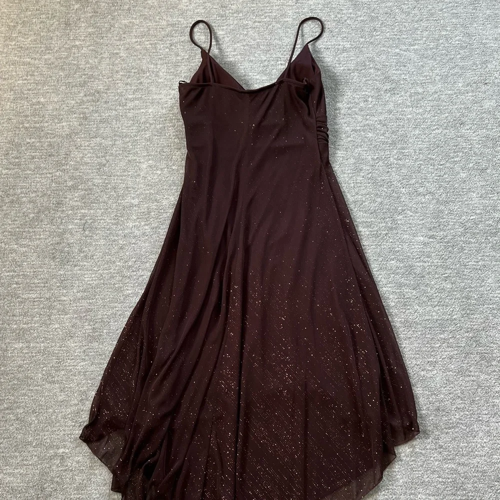 City Triangles 90’s Y2K Sparkly Brown Dress